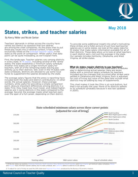 States, Strikes, and Teacher Salaries