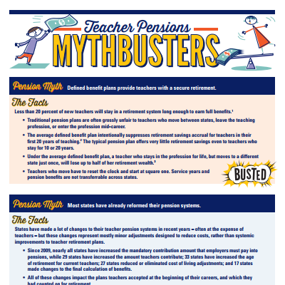 Teacher Pensions Mythbusters